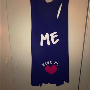 "Me & Mini Me" Maternity tank top.